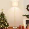 【Upgraded】Dimmable Gold Floor Lamps for Living Room, 11W LED Bulb