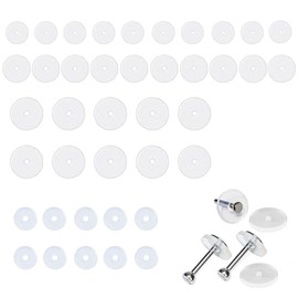 LAKJUOZ Pack of 30 Mixed Size Anti Game Piercing Disc, with 10 Mounting Rings, Keloid Disc for Piercing Bump Clear Disc Pads to Stabilise Earrings Stopper Earlobe Support Patches