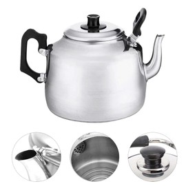 Catering Teapot Aluminium Pints/litres, Silver Tea Pot Lightweight Durable and Efficient for Perfect Brews Use for Camping Parties Catering Teapot (4 Pint (2.2 LTR))