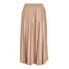 Vila Female Midi Skirt, Pleated, Sandshell