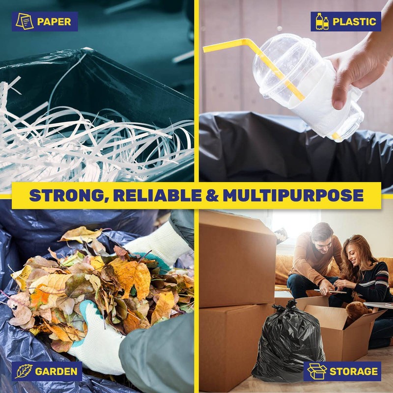 Xtra Kleen Tear and Leak Proof Garbage Bin Liner 10-Piece