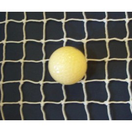 Goodwin Netting 15' x 16'  White Square Mesh Nylon Golf Backstop Barrier 1" Nylon #18 Netting
