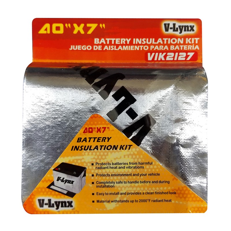VLYNX VIK2127 12 Volt Truck Battery Insulation/Heat Shield KIT
