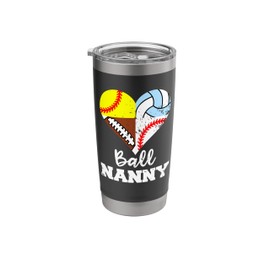 Ball Nanny Football Baseball Softball Volleyball Player Stainless Steel Insulated Tumbler