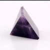 Brazilian Amethyst Pyramid Natural Stone for Wellbeing and Meditation (4cm)