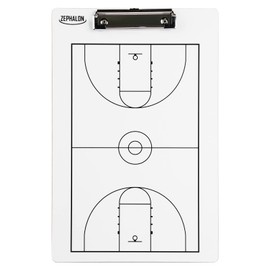 Dry Erase Basketball Clipboard for Coaches Double Sided Board, Sports Coaching (Large 14.5 x 9.5)