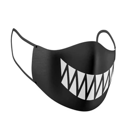 Costume Agent Face Mask PM2.5 Filter Double Layer Choose Your Design Reusable Cloth Masks (Sharp Smile)