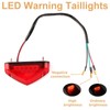 Hugfads High Quality Motorcycle Tail Light Brake Tail Light 12V