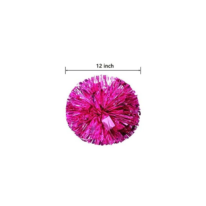 Pom Poms Cheerleading with a White Handle for Sports Party