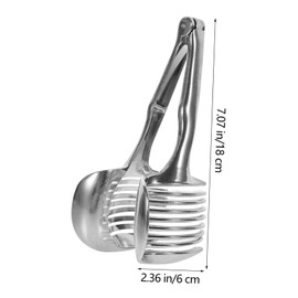 WOONEKY Versatile Lemon Slicer Fruit and Vegetable Slicer Handheld Clamp for Kitchen Use