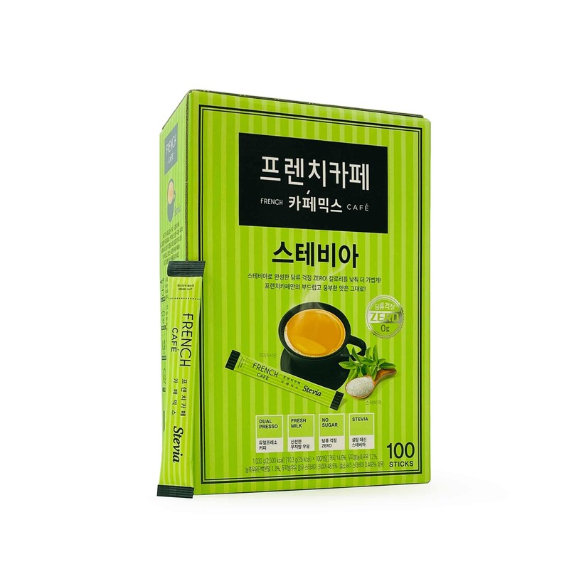 Namyang French Cafe Stevia Instant Coffee Mix (Zero Sugar) (100