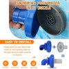HUAREW 5pcs Pool Jet Nozzle Set, 360° Swivel Rotatable Pool