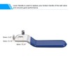 sourcing map Lever Handle Iron Chrome Plated Replacement Quarter Turn
