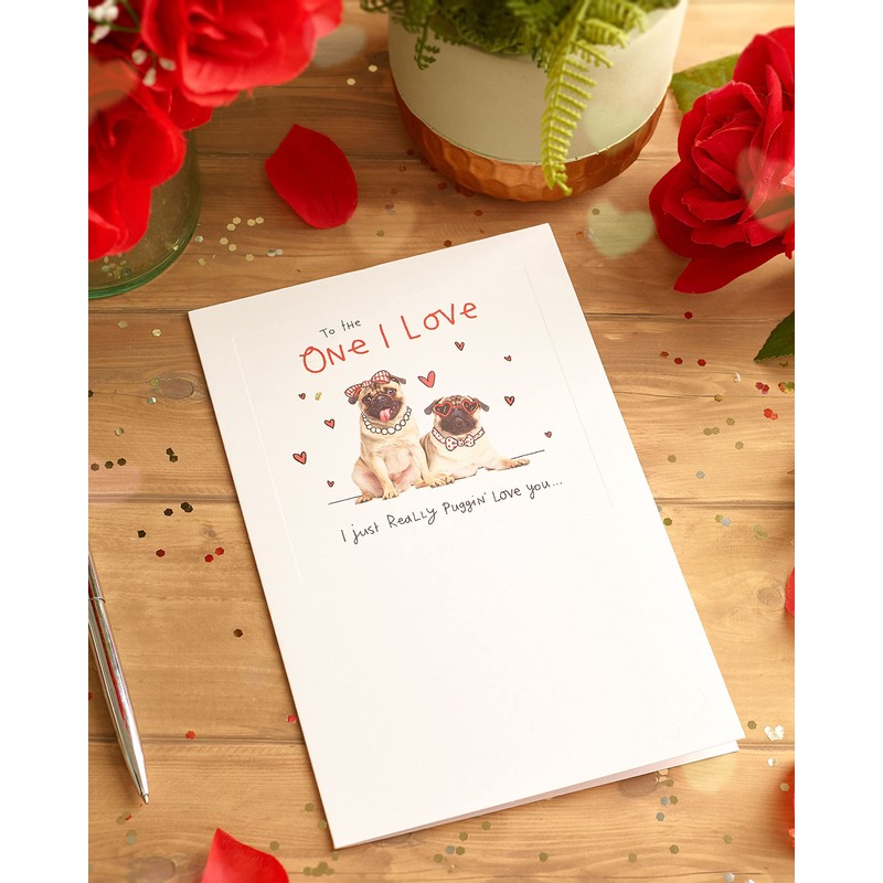 UK Greetings Valentines Day Card For Him/Her With Envelope -