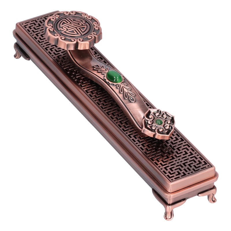 Metal Incense Holder Ruyi Antique Incense Stick Burner for Home