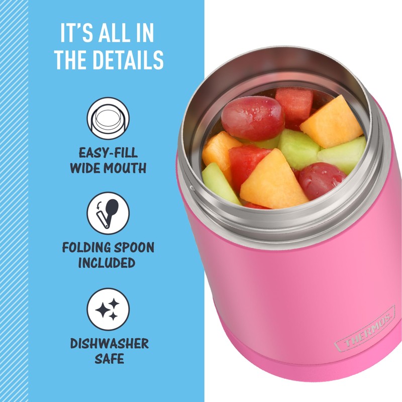 THERMOS FUNTAINER 16 Ounce Stainless Steel Vacuum Insulated Food Jar