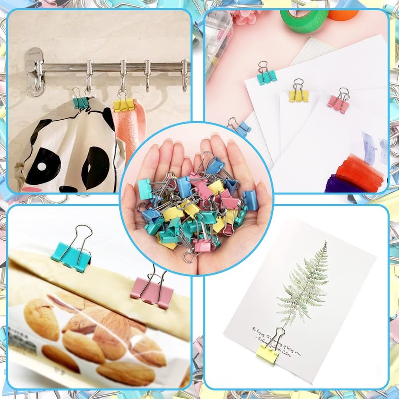 Double Clips Paper Clips Binder Clips Versatile Clips Secure Fold