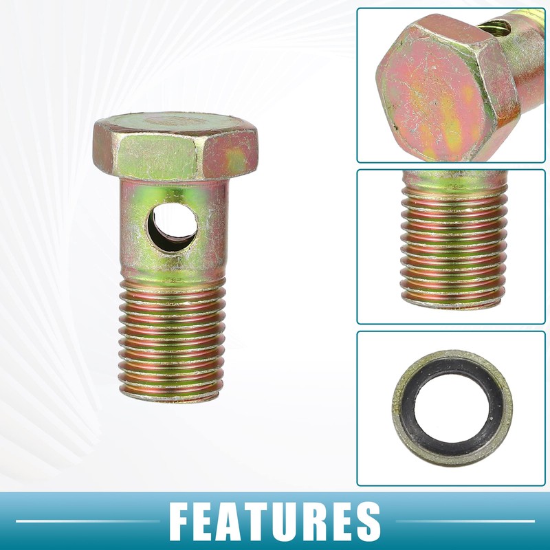 A ABSOPRO Banjo Bolt Banjo Hose Barb Bolt Fitting Brake