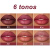 Set De Lapiz Labial Y Delineador Color Mate Impermeable 2pcs