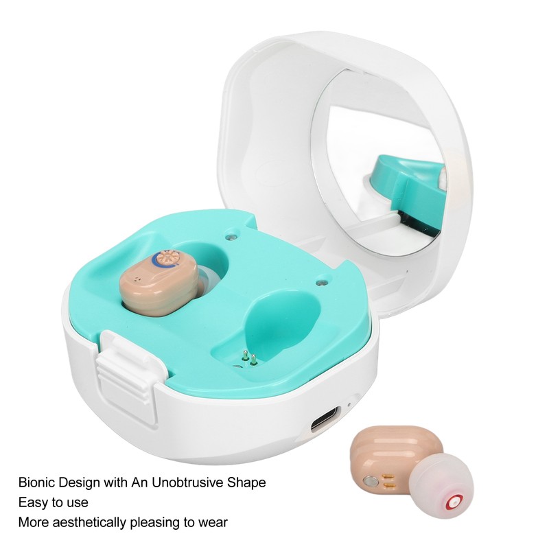 Earbuds Hearing Aids Rechargeable Noise Cancelling Lightweight Digital Hearing Amplifier