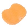 Foot Scrubber Massager with Suction Cups Orange Soft Foldable Shower