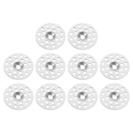 PATIKIL 1 Inch Plaster Washers, 600 Pack Drywall Repairing Flat Washer Metal Gaskets Fasteners for Wall Ceiling Drywall Plaster Repair Gypsum Board
