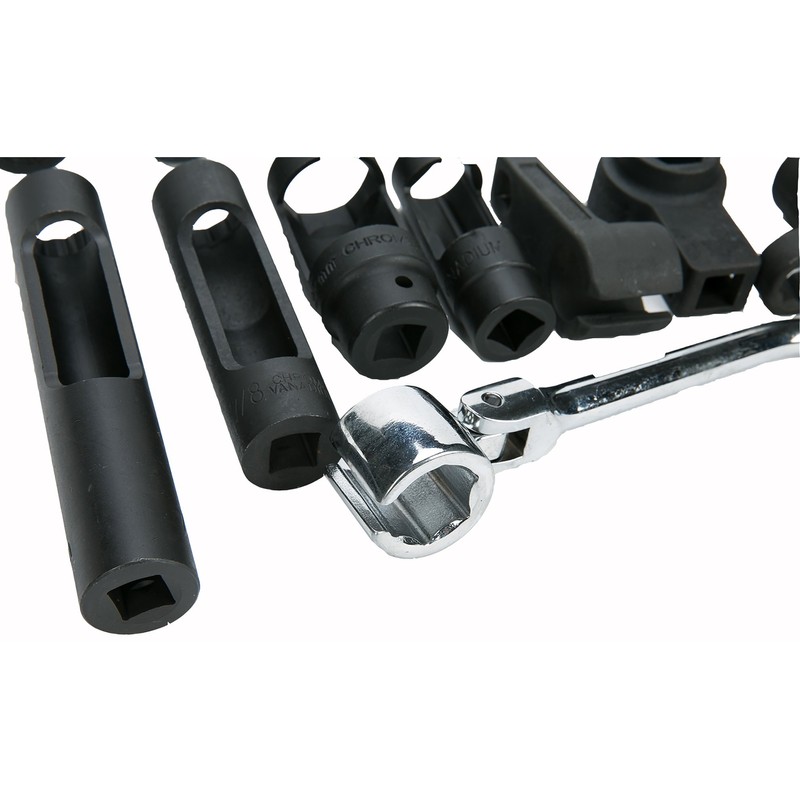 8milelake 21pcs Oxygen Sensor Socket Set Sensor, Oil Pressure Sending