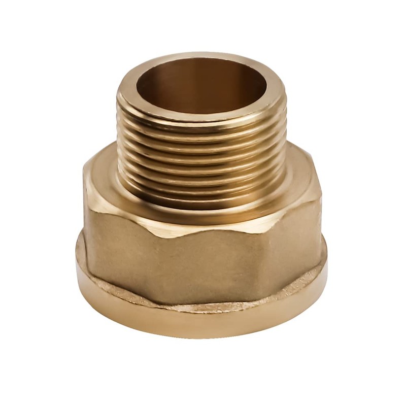 Adapter 3/4" Male x 1 “ Female Threaded Brass Construction
