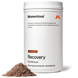 Momentous Recovery Grass-Fed Whey Protein Powder - 20 g Post-Workout Whey Isolate Protein - NSF Certified for Sport - Gluten-Free - 15 Servings - Chocolate - Package May Vary