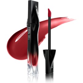 TIMEPHORIA POLVO ESTELAR TINTA LABIAL - Lip Stain de Larga Duración, Resistente Al Agua Y A Prueba De Transferencia, Efecto Brilloso, Labial Líquido Ligero, Alta Cobertura y Color Vívido (09 ENIGMA)