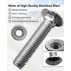 Vaticas 120PCS Stainless Steel Bolt with Nut Fit for Peterbilt