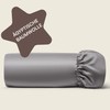 Amqua Bed Sheet, 200 x 220 cm, Cotton Dark Grey,