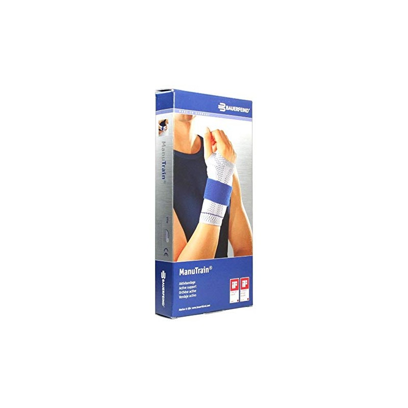MANUTRAIN Wrist Brace Right size 4 Titanium 1 Brace