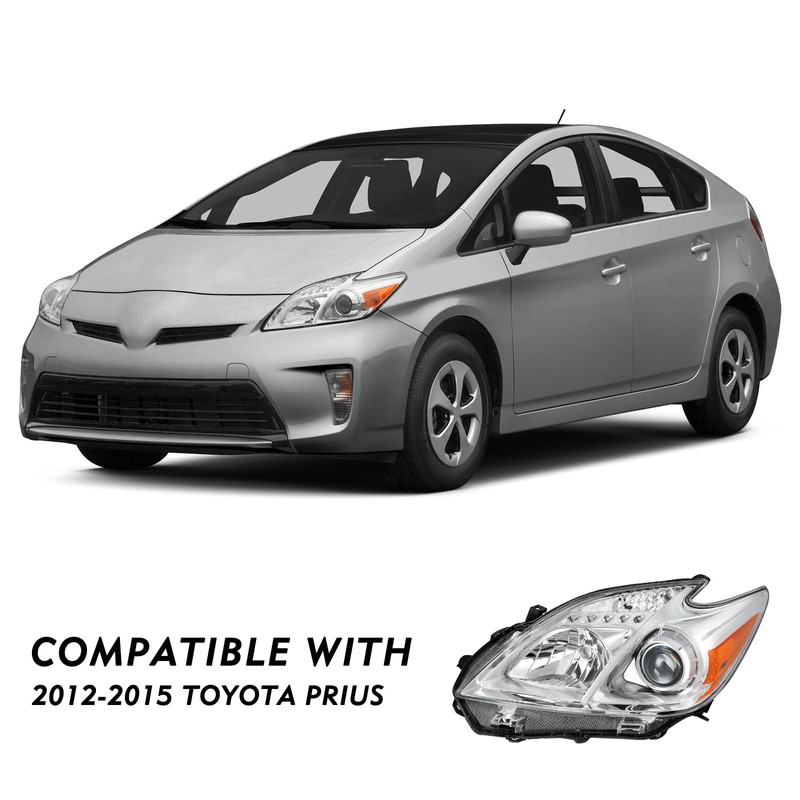 TUSDAR Headlight Replacement Fits For 2012 2013 2014 2015 Toyota