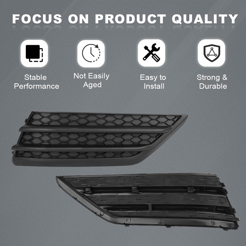 JDMON Front Fog Light Cover Compatible with Honda Pilot 2016