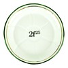 Porcelain French Absinthe Coaster/Saucer, 2f25, Green/Gold