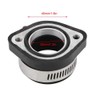 Qiilu 28mm Carburetor Gasket Motorcycle Rubber Carburetor Adapter for VM24