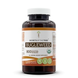 Secrets of the Tribe Bugleweed USDA Organic 120 Capsules | Made with Vegetarian Capsules and Certified Organic Bugleweed (Lycopus Virginicus) Dried Herb (120 Capsules)