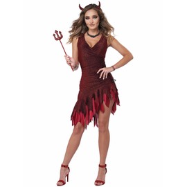 California Costumes, Red Hot & Sizzling, Women's Size Large
