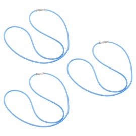 MECCANIXITY 3 Pcs Rubber Bands, Fits 13-30 Gallon Trash Can Large Rubber Bands for Trash Cans Garbage Can Rubber Bands Multifunction Bands, 27 Inch, Sky Blue