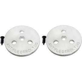 Poolzilla Zinc Anode Plate - 2 Pack, Keep Your Skimmer Basket in Place, Fights Against Corrosion and Electrolysis