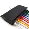 1aTTack.de 367466 Patch Panel CAT6a 12 Port Black Distribution Panel
