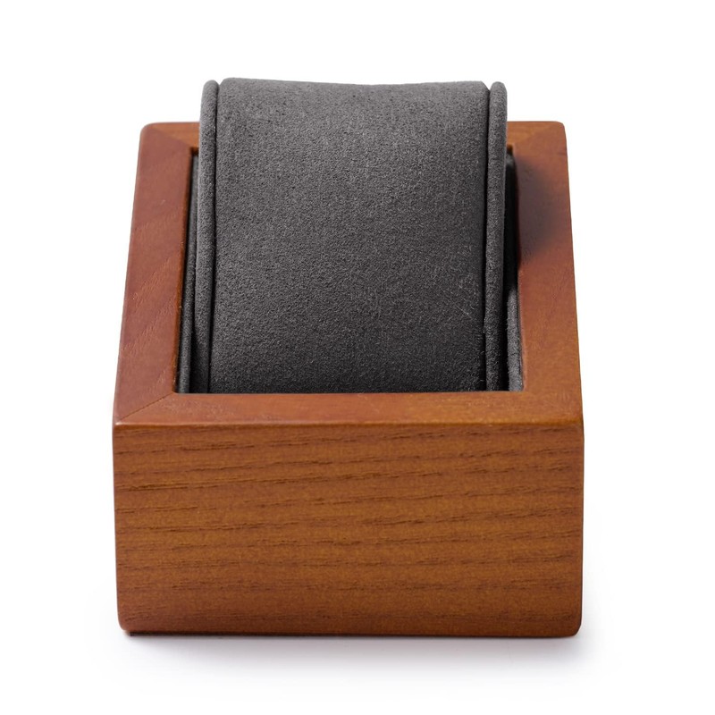 Oirlv SM04802 Watch Case, Wooden, Luxury, Stylish, For Single Display,