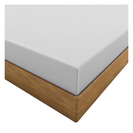 HOME ACE Silver Easy Iron Percale 4FT Small Double Fitted Sheet Small Double Sheets Polycotton Fitted Sheet caught, 100% Poly Cotton 4FT Fitted Bed Sheets, Small Double Bed Sheets