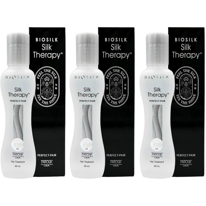 Silk Therapy 실크테라피 퍼펙트 페어 에센스60ml x3개 헤어에센스 손상모발케어 Silk