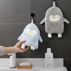 Kitchen Towel Penguin Kitchen Microfiber Ring Towel Towel Hand Towel RD-10959 Mint 3ea