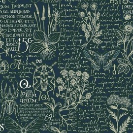 Fiula Floral Wallpaper Peel and Stick Blue Wallpaper 16.1''X197'' Removable Wallpaper Self-Adhesive Wallpaper Decorative Shelf Drawer Liner Roll Waterproof