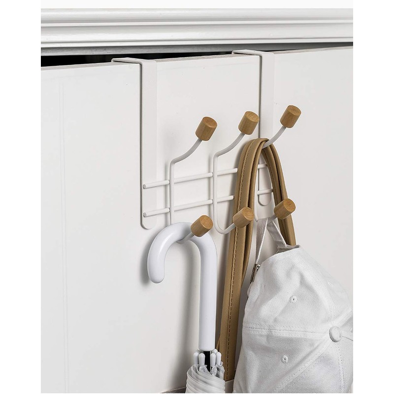 HYMIKO Door Hooks, Door Hangers, Door Hooks, Clothes, Hats, Ties,