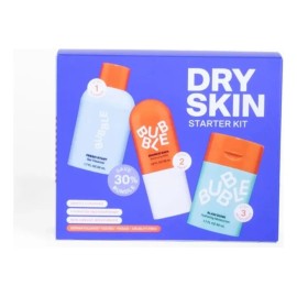 Kit Bubble Rutina Skincare Dry Skin Starte para piel normal a deca incluye 3 pasos limpiador facial tnico e hidratante                                