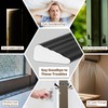 GCJUYA 196” Wedge-Shape Foam Window Weather Stripping Door Seal Strip
